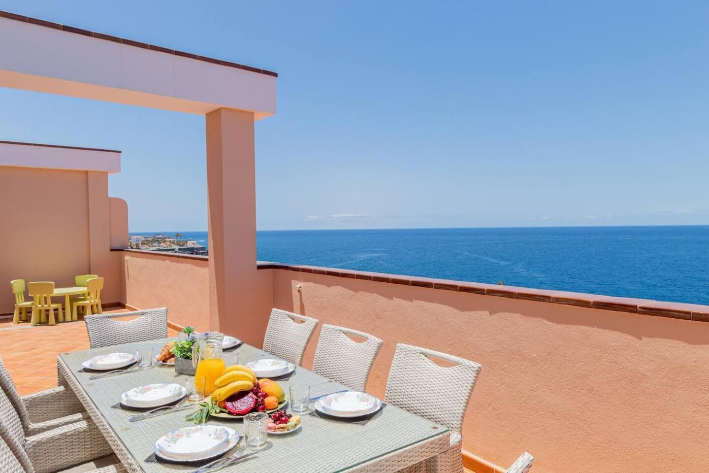 Penthouse Apt With Jacuzzi By Dream Homes Tenerife Puerto de Santiago  Bagian luar foto