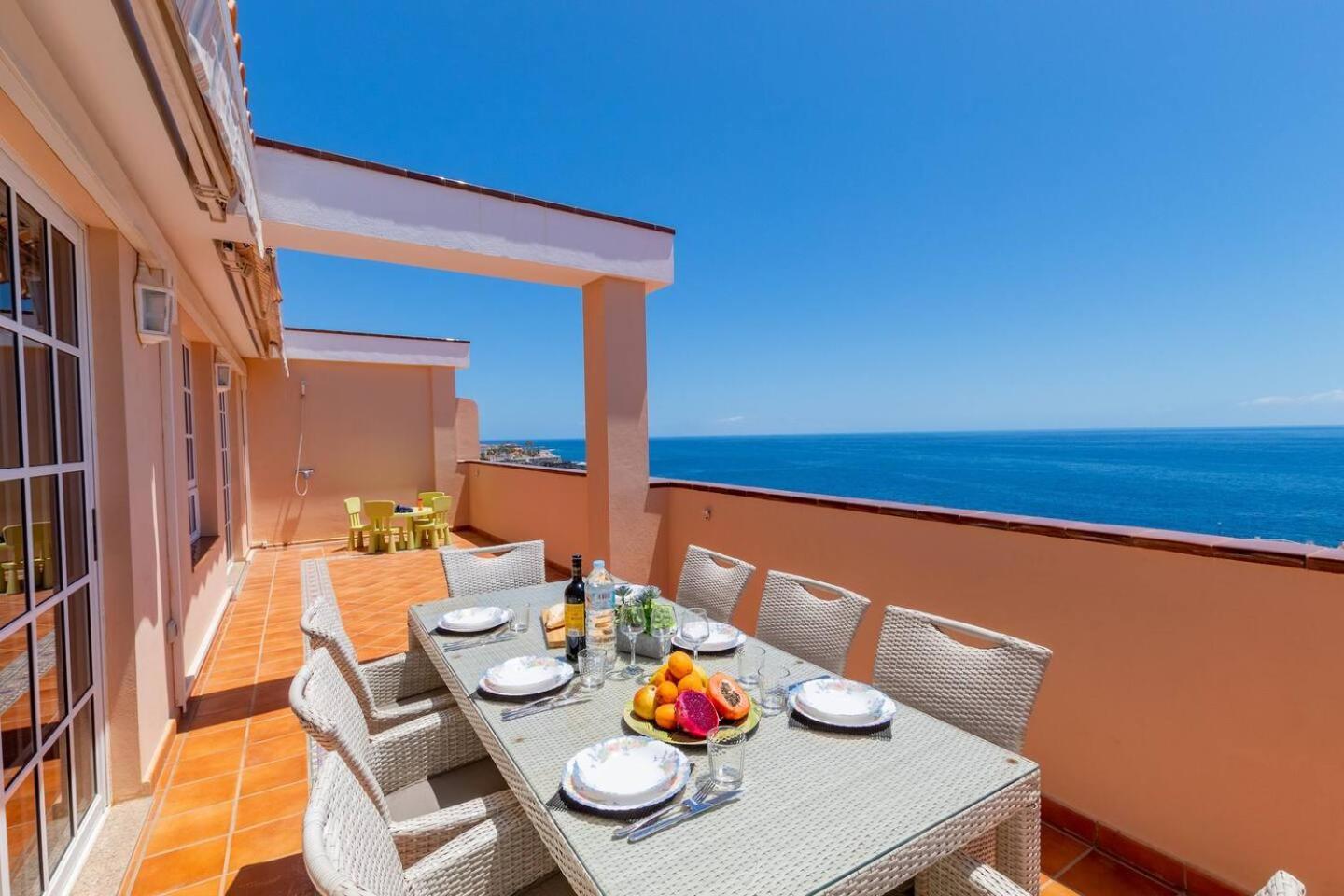 Penthouse Apt With Jacuzzi By Dream Homes Tenerife Puerto de Santiago  Bagian luar foto