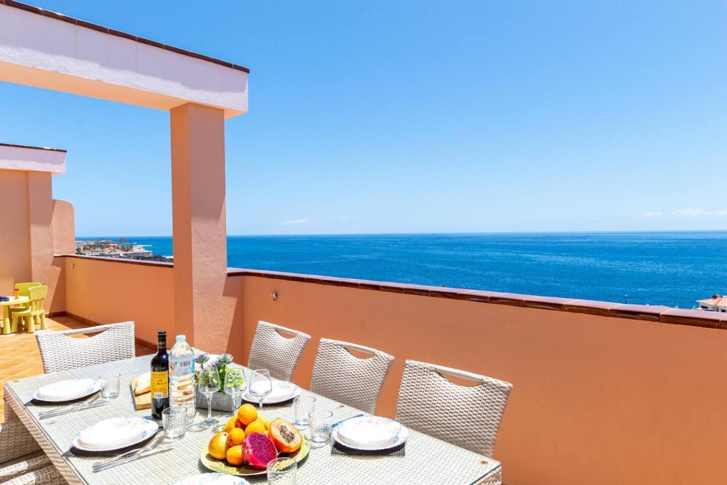 Penthouse Apt With Jacuzzi By Dream Homes Tenerife Puerto de Santiago  Bagian luar foto