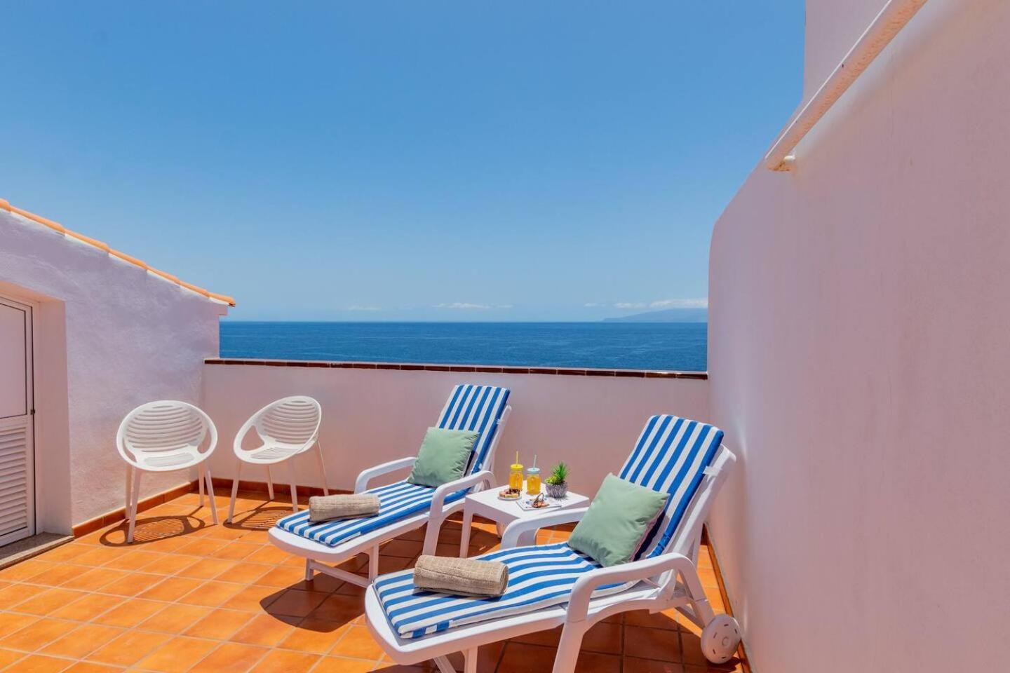 Penthouse Apt With Jacuzzi By Dream Homes Tenerife Puerto de Santiago  Bagian luar foto
