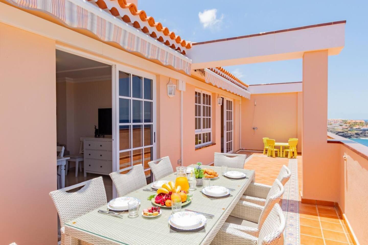 Penthouse Apt With Jacuzzi By Dream Homes Tenerife Puerto de Santiago  Bagian luar foto